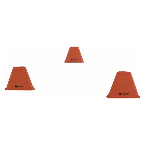 Pure2Improve | Triangle Cones Set of 6 | Red - 4